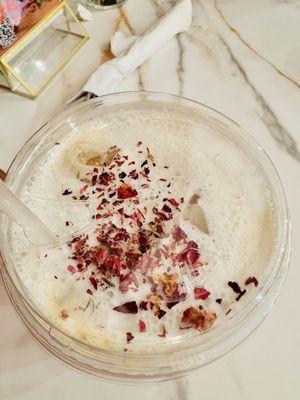 It was their rose special. Wished I remembered the name. It was the most magical coffee ever