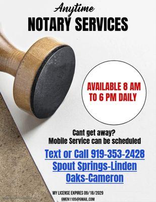 Anytime Notary Public Services