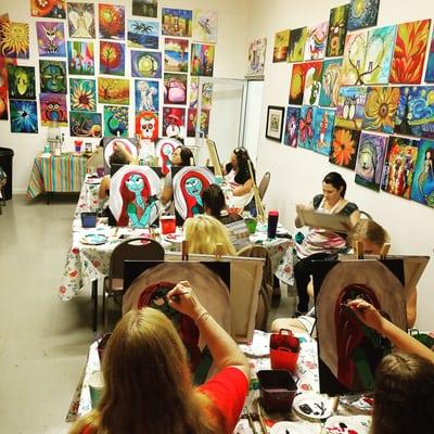 Sweet Sally in the studio