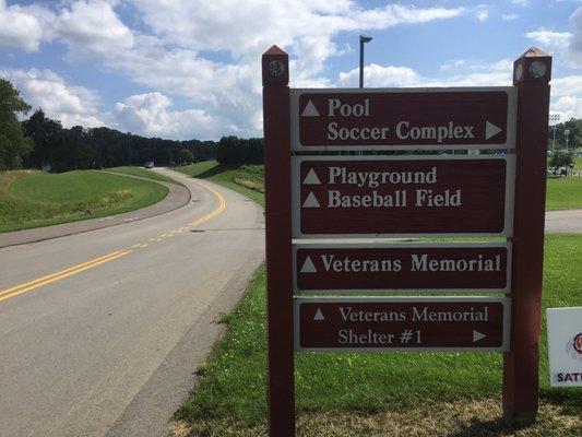 Another sign giving directions