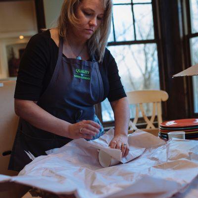 Quality Moving & Storage offers professional packing services.