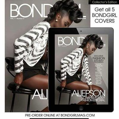 my model made the cover! Glamorous Hair By Malika