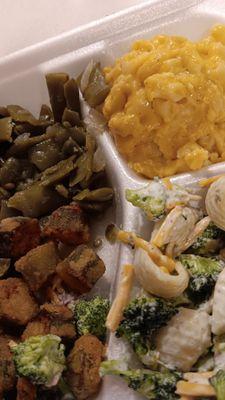 It's never easy choosing which vegetables/sides you want!