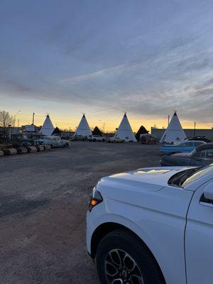 Morning view towards Rt 66