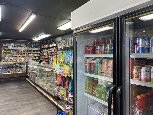 Drinks and snacks and chips