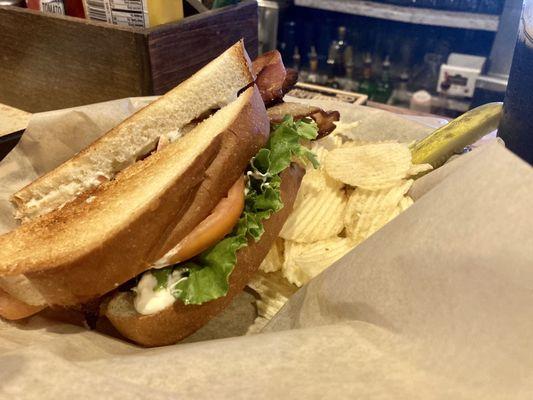 BLT! Lot's of delicious bacon.