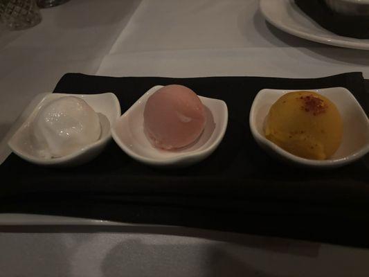 Seasonal Sorbet Tasting