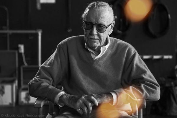 Portraits for Stan Lee, creator of Marvel Comics. Photography by Klaudia Kaye on set of Lucky Man Season 2 | BTS.