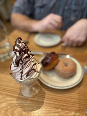 Ice cream and donuts