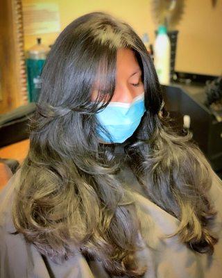 Beautiful cool dark brown with full layers