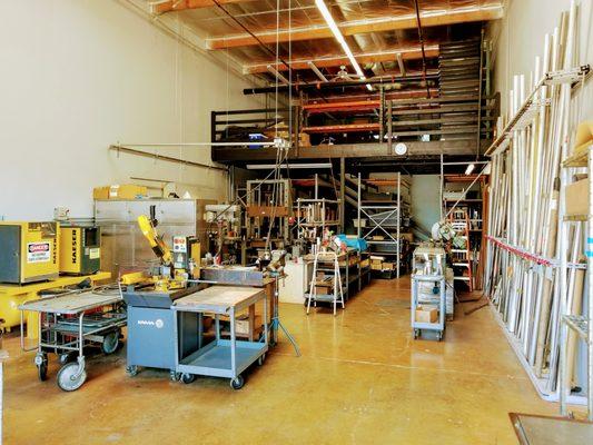 This is the shop where our talented fabricators do their magic.
