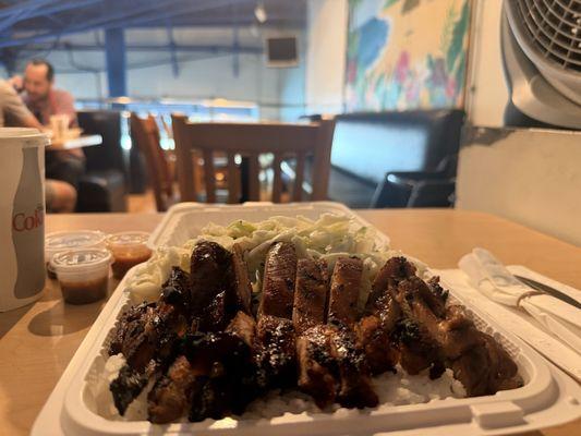 Korean Barbequed Chicken Plate