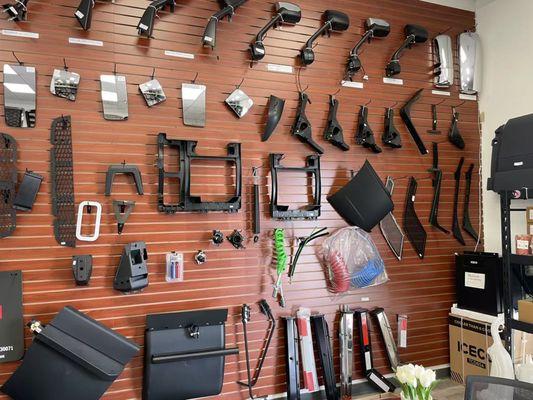 accessory display wall