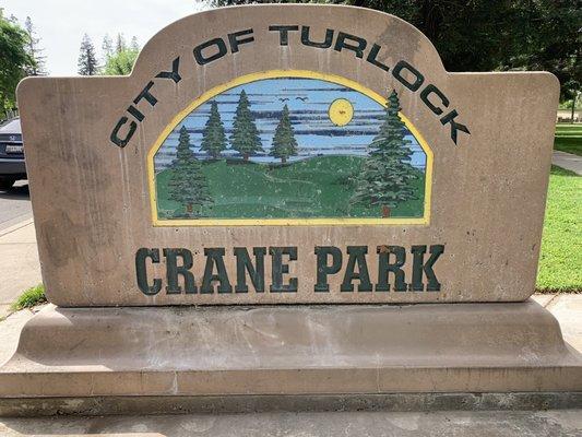 Crane Park Signage
