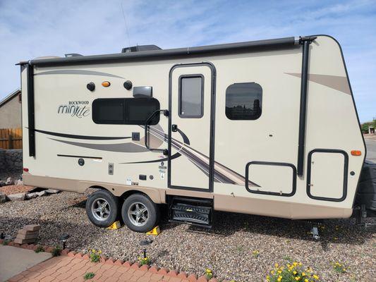 Fixed propane water heater