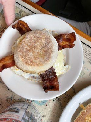 Bacon Egg and Cheese English Muffin