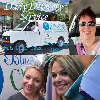 Faces of pick-up & deliveries