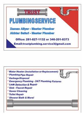 Trust Plumbing Service