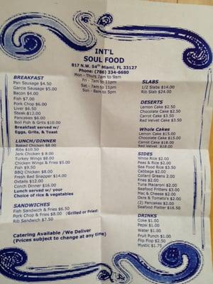 Int'l Soul Food