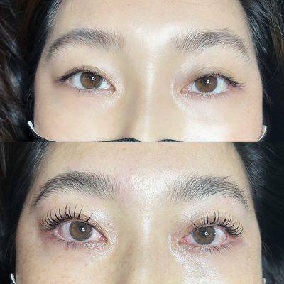 Keratin lash lift
