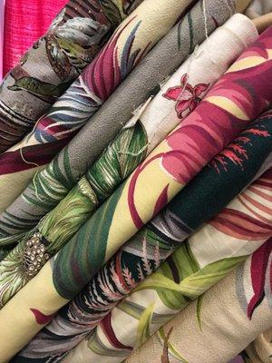 Original 1940's tropicals sold by the yard!