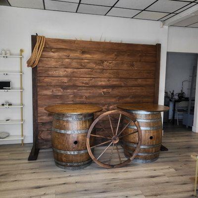 Veronica's Event Decor Wood Backdrop