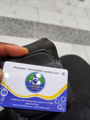 New wave of washing, instead of carrying bulky coins.