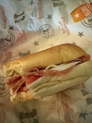 Vito, light cap, no onions and leave bread in.