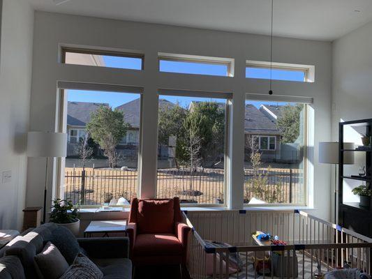 freshly cleaned living room windows!
