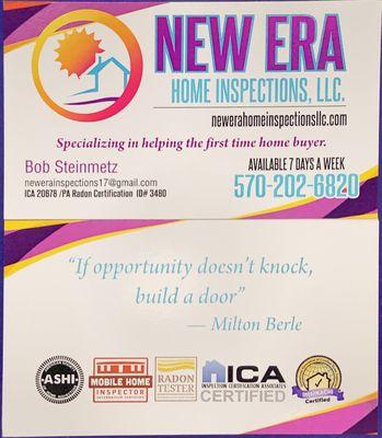 New Era Home Inspections