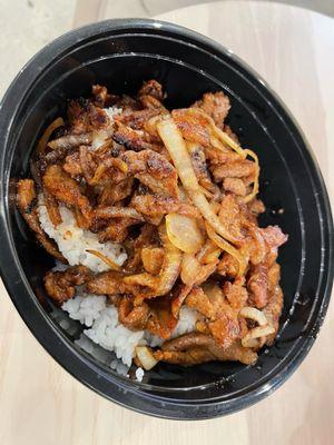 Spicy Pork Rice Bowl