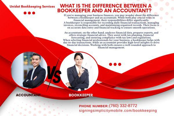 What Is the Difference Between a Bookkeeper and an Accountant?