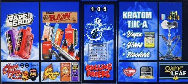 Inhale Exhale Smoke & Vape 
105 Powers Ave Jacksonville Fl
