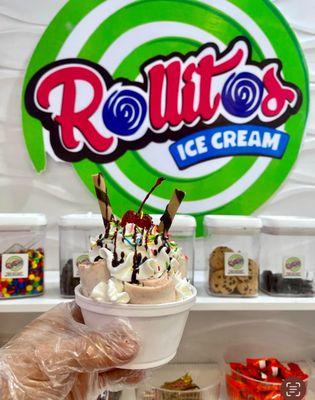 Rollitos Ice Cream