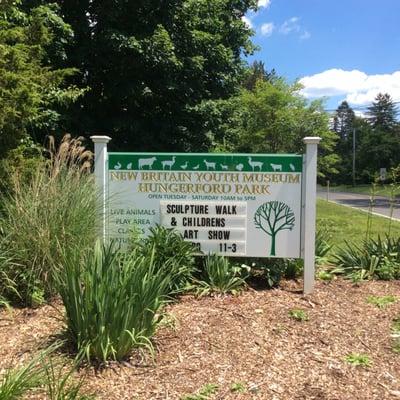 The entrance to our home at Hungerford Park