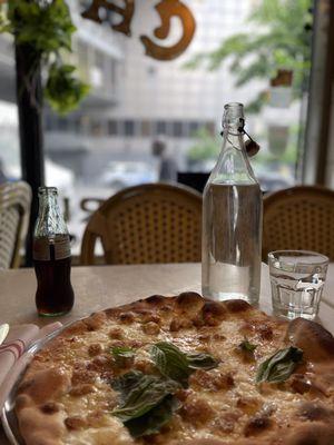 Hot honey chicken pizza