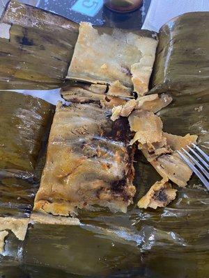 Chicken Mole Tamale