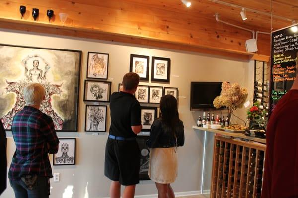 Wine Bar and Art Gallery