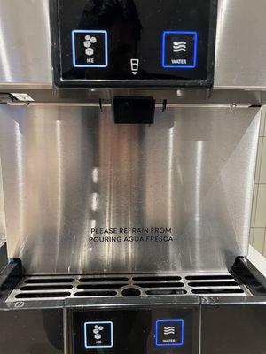 Please refrain from stealing