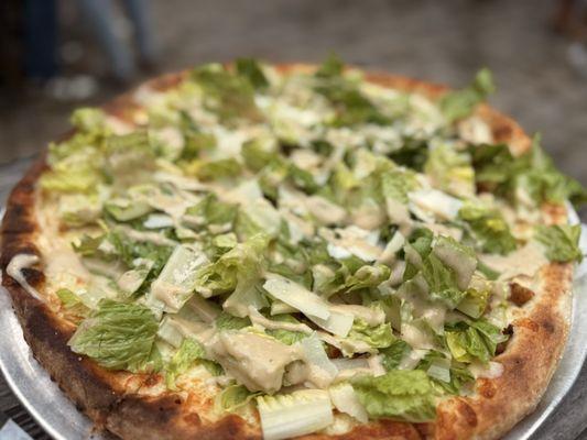 Caesar Salad pizza