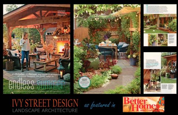 Go buy the October issue of Better Homes and Gardens as soon as you can! Check out the 5 page spread about a Ivy Street Design project.