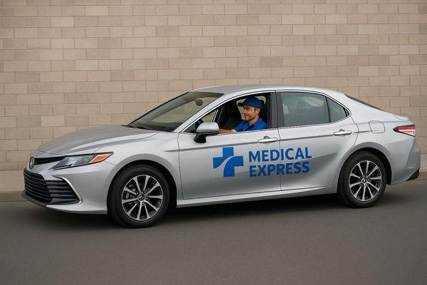 Delivering Hope with Medical Express Courier Service!