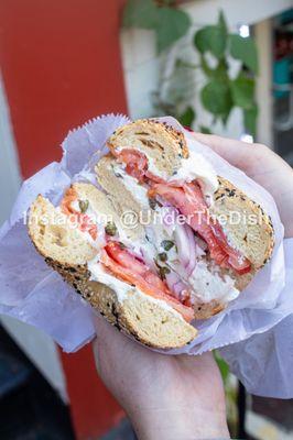 Lox Classic on Sesame Bagel