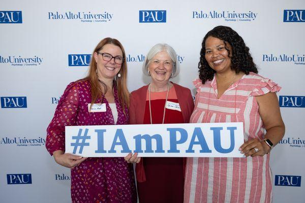 Members of our university leadership team showing their PAU spirit!
