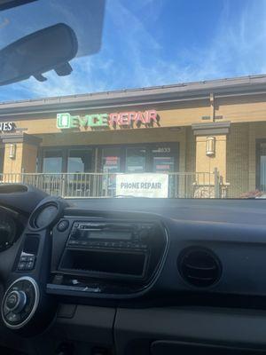 Came here to buy a broken phone so we could use it to trade it in.