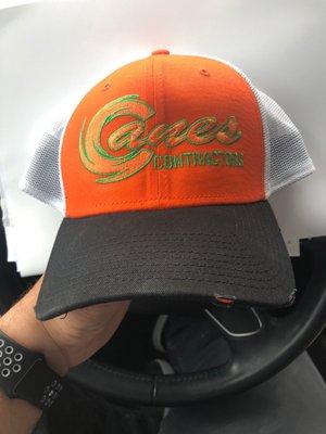 Great job on my Company caps!! Fast, friendly, and great price.