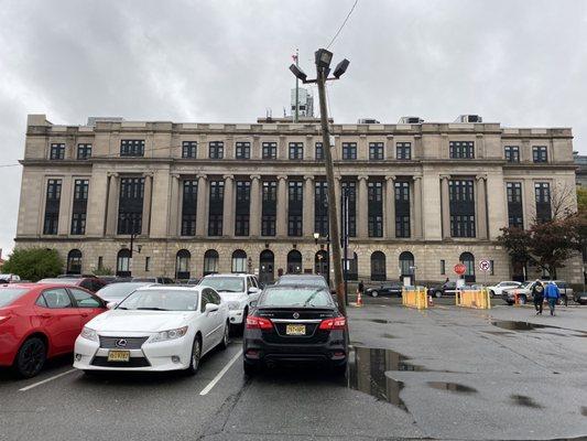 Courthouse from parking lot.