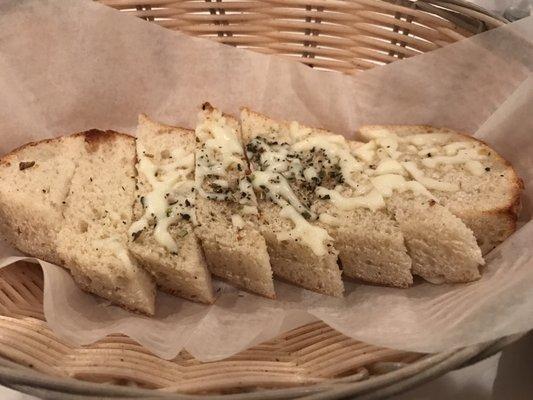 Bread that comes with the meal.