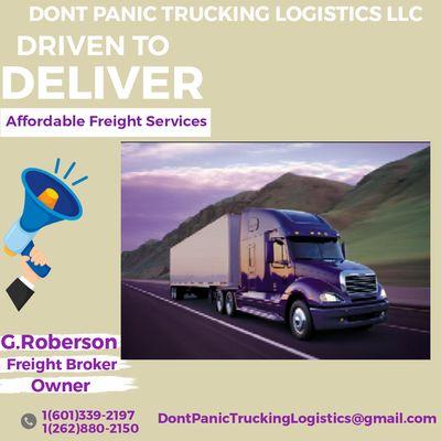 Dont Panic Trucking Logistics