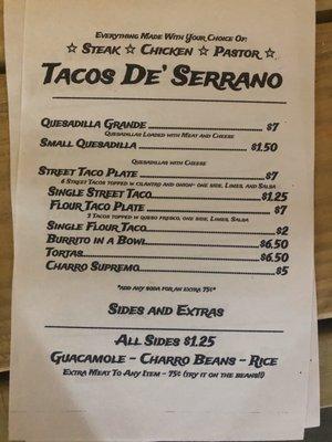Tacos De Serrano